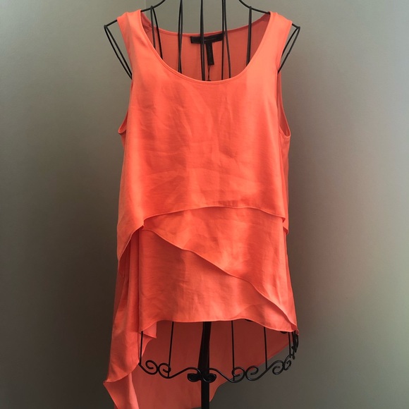 BCBGMAXAZRIA ‘Karlie’ Tiered Drape Top - Picture 3 of 7